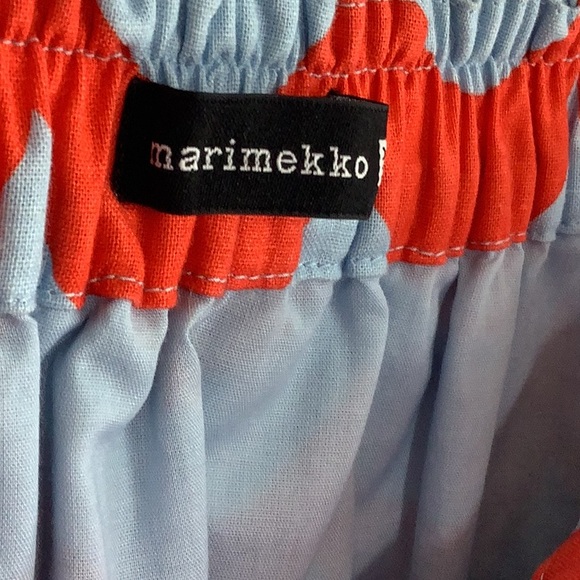 Marimekko A-line pleated Skirt with Smocked Features - Picture 4 of 10